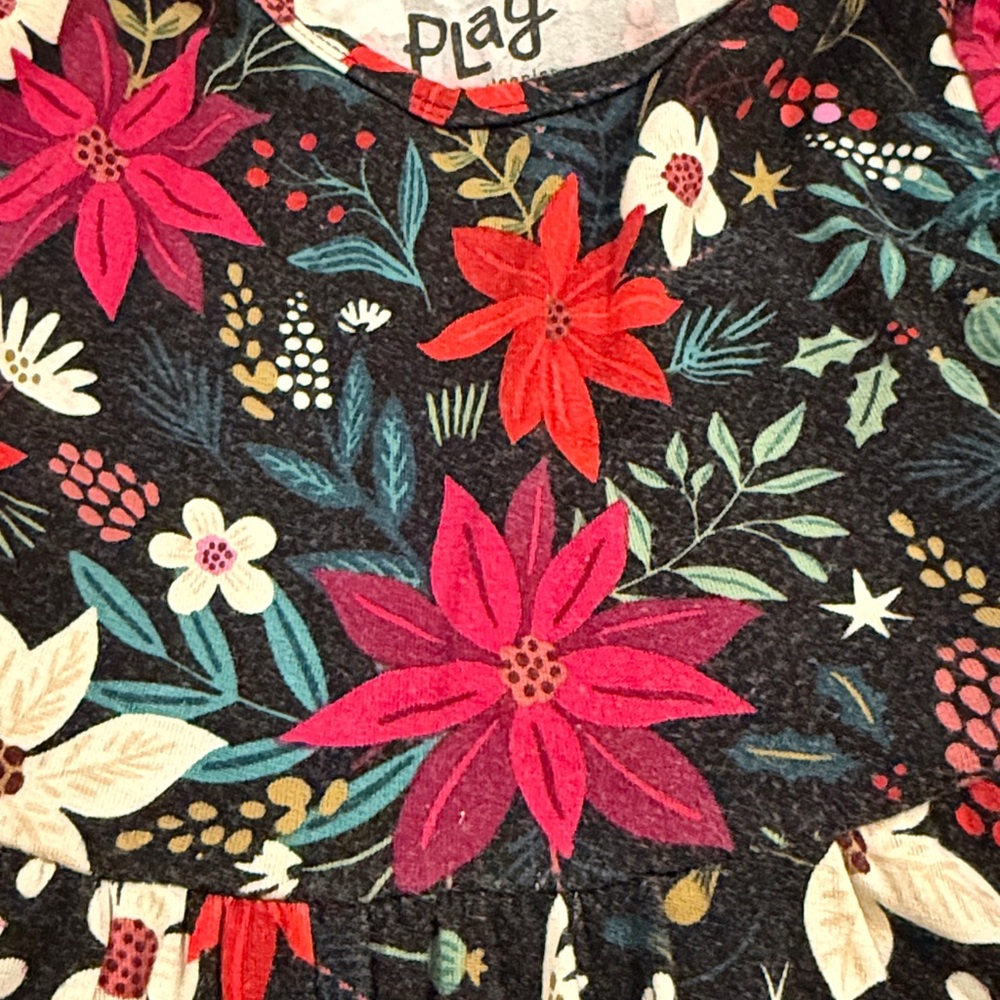 Little Sleepies PLAY Floral Kids Dress - Picture 3 of 5